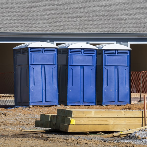 what is the maximum capacity for a single porta potty in Malone